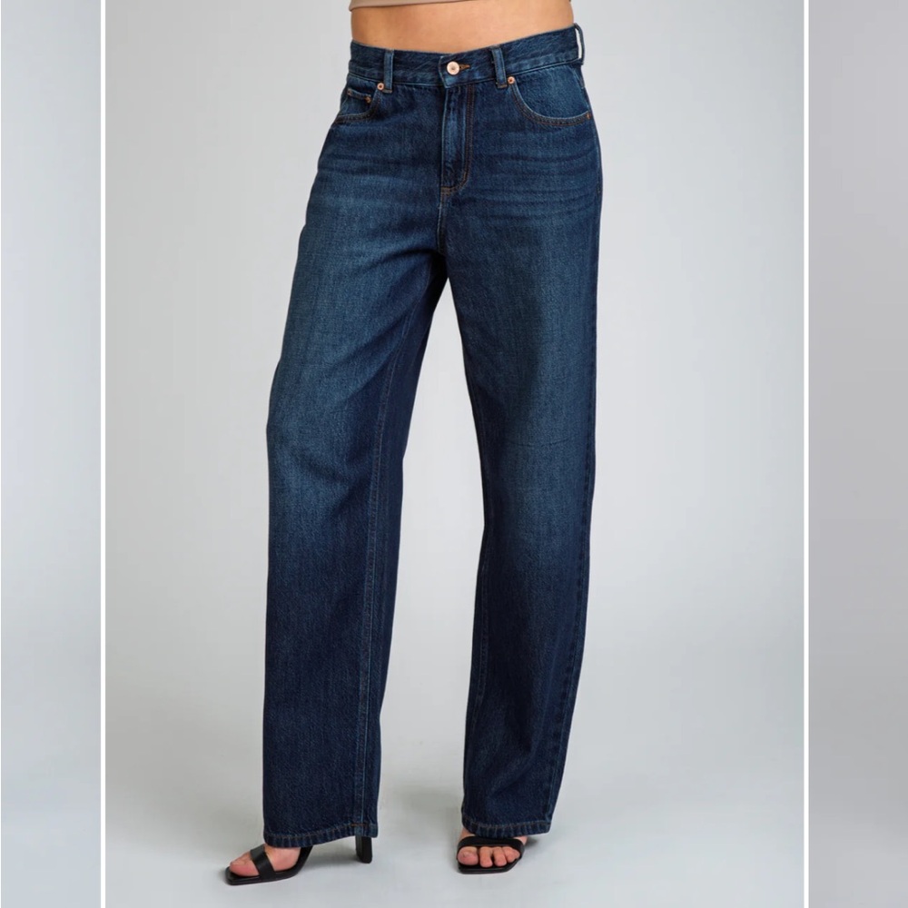 ReWash LOW PRO SKATER SIDE STRIPE CARBON INDIGO Baggy Denim Jeans Women’s 26